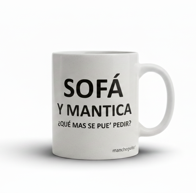Taza Sofá y mantica