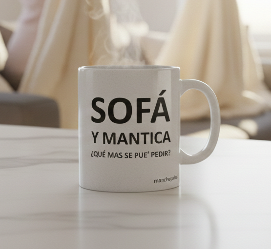 Taza Sofá y mantica